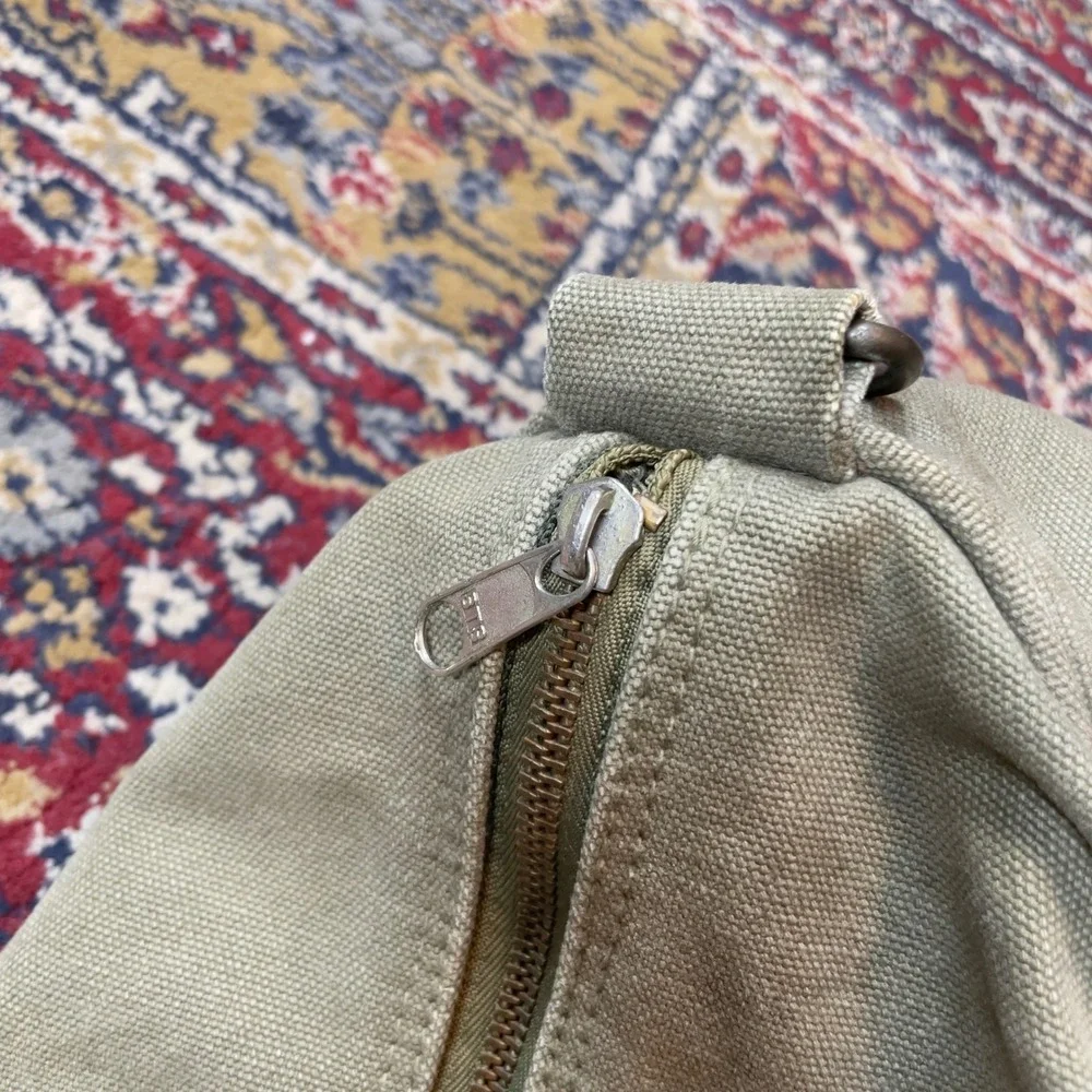 VTG‎ 70s 80s Banana Republic Canvas Duffle Bag Polar Expedition Antarctica Olive